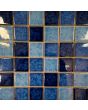 M48TG337 Meshed Mosaic Blue Mix Sheet 2x2