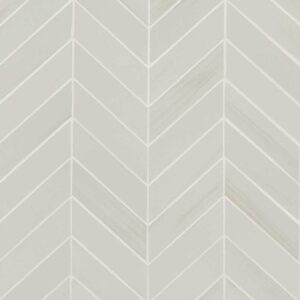 Eden Dolomite Chevron Mosaic 12x15