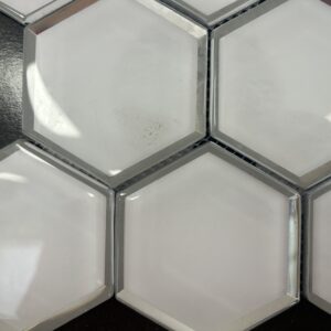 Ice Beveled 3" Hexagon